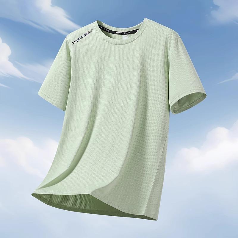 12xl  Summer Quick Drying Short Sleeved T-shirt Men Extra Large Size Quick Dry Round Neck Short Sleeve Oversized Tops Tee Big Loose Clothing