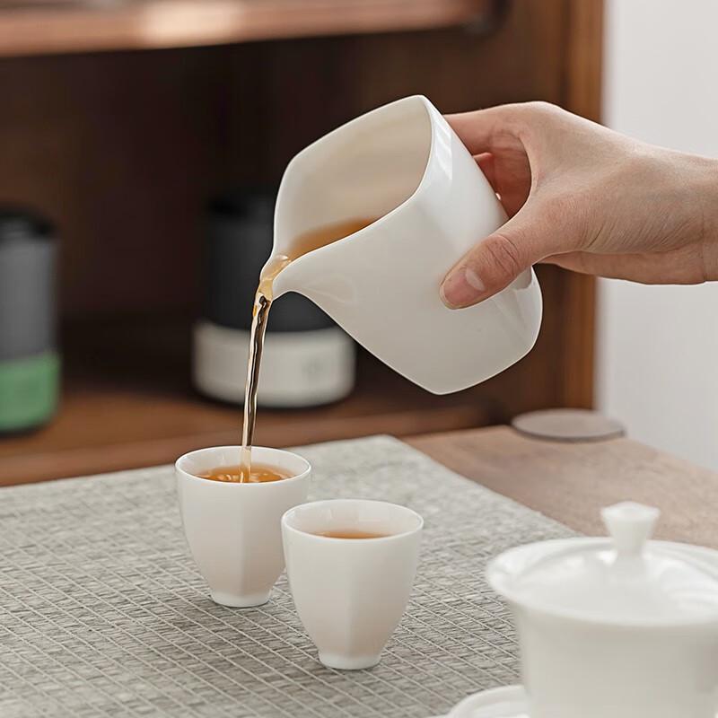 Changshengyuan White Porcelain Kung Fu Tea Set