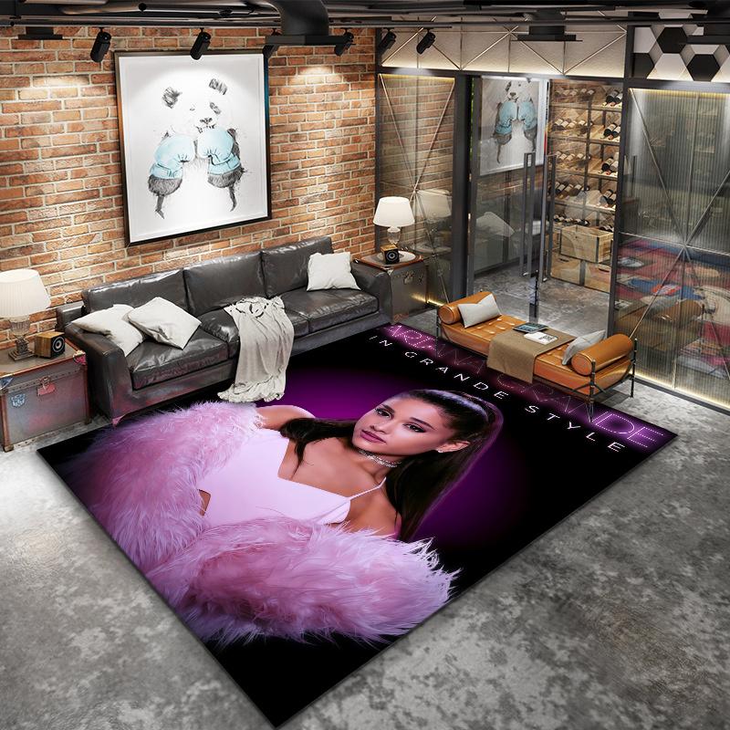 Ariana Grande Carpet Rug for Living Room Bedroom Home Sofa Decoration,Kids play Nonslip Floor Mat