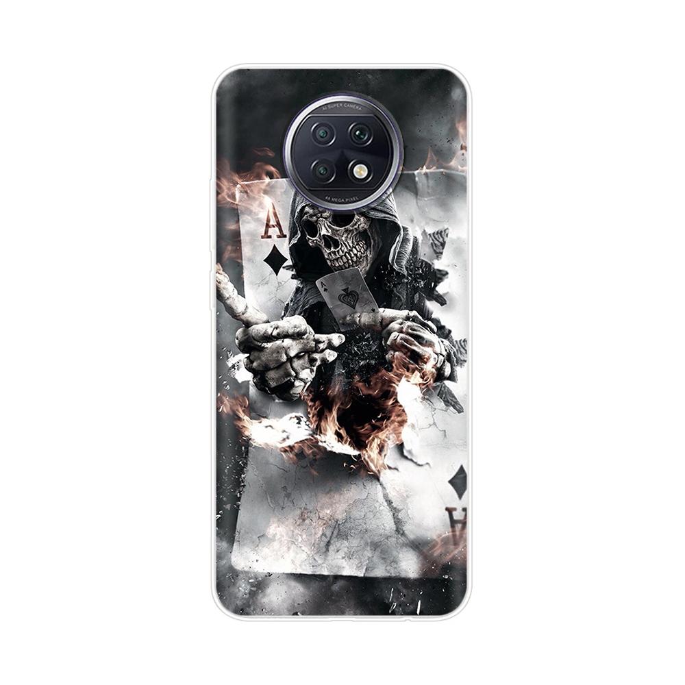 Fashion TPU Phone Case For Xiaomi Redmi Note 9T Soft Silicone Painting Case for Redmi Note 9T 5G Case Note9T 9 T coque flower