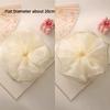 Pearl Large Organza Scrunchies Hair Bands Hair Ties Ponytail Holder Gentle Elastic Oversize Chiffon Scrunchies Bun Hairstyle