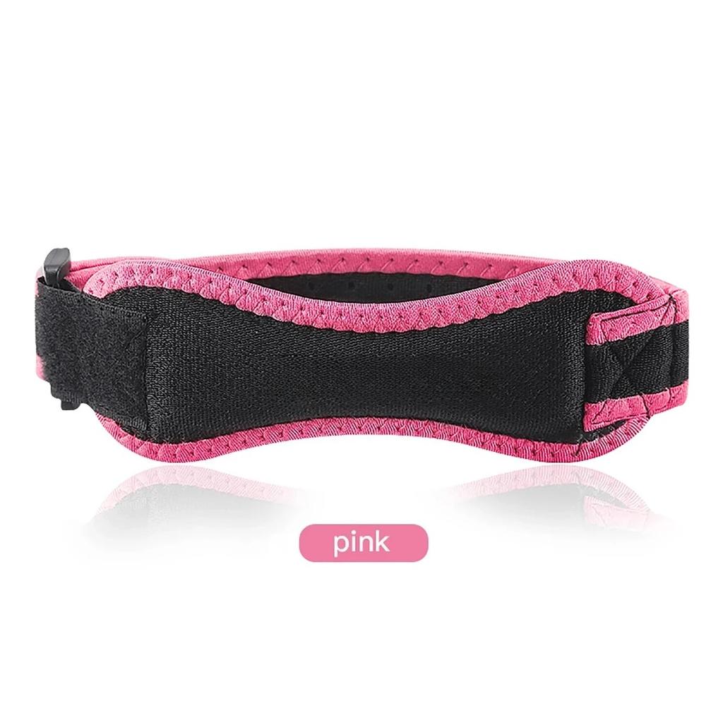 1 Piece Knee Patellar Tendon Knee Support Strape Brace Adjustable Shock Absorption Compression Knee Pad Sleeve for Basketball