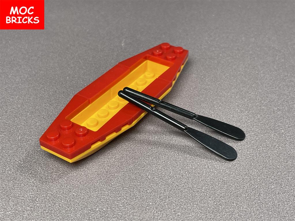 MOC Blocks Beach Ocean Palm Torso Pants Muscle Figure Ski Glasses Particles Assembled Construction Bricks Children's Playthings