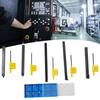5pcs 8mm Shank Indexable Lathe Turning Tool Holder + CCMT060204 DCMT070204 Insert