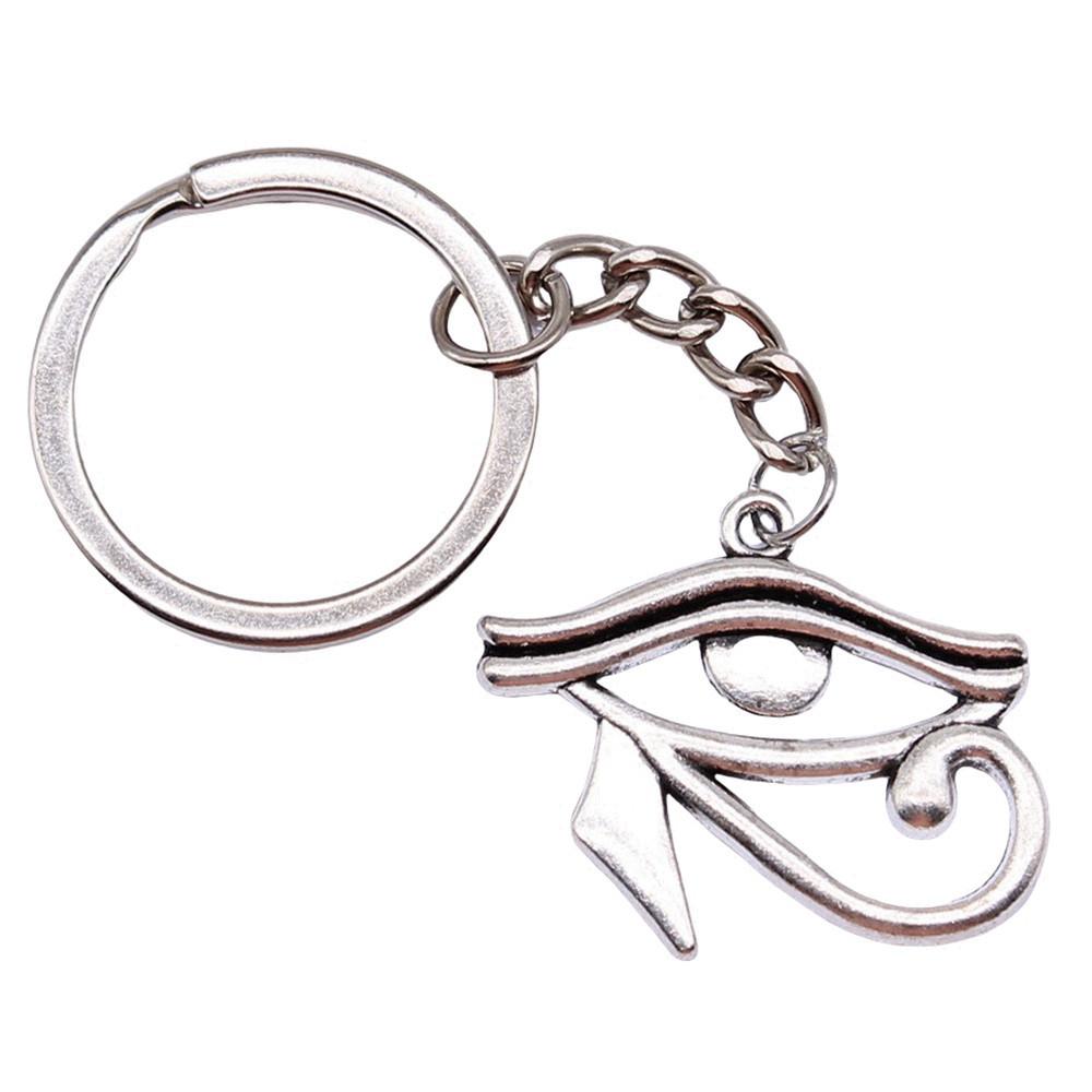 Hamsa Hand Charm Keychain Evil Eye Protection Key Ring 28mm Ring