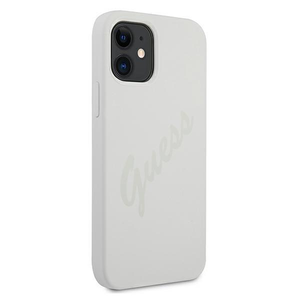 Guess Guhcp12Slsvscr Iphone 12 Mini5,4 Kremowy/Cream Hardcase Script Vintage
