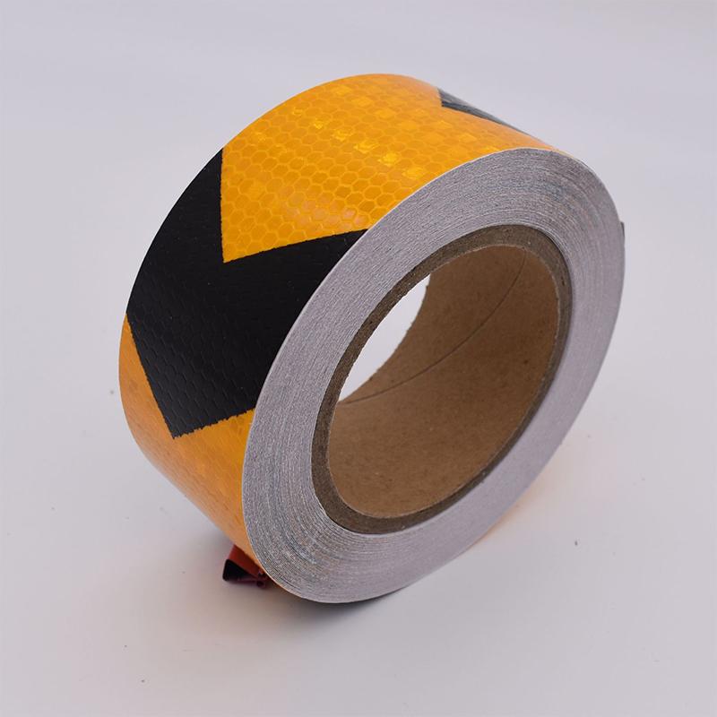 1 Roll Shining Reflective Safety Warning Tape Self Adhesive Twill Printing Reflective Tape For Car