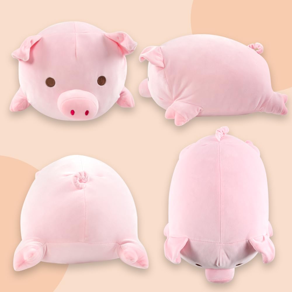 JEMA Gemma Animal Body Soft and Plush Oversized Soothing Pig Approximately 60cm Long Pillow, Fluffy, Pillow, Large, Pillow, Cute, Gift, Design,