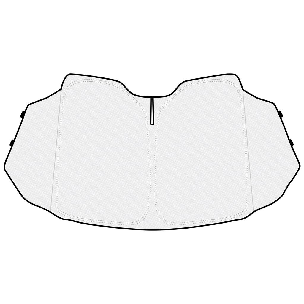 Cartist Front Windshield Sunshade for Honda Freed GB5/GB6/GB7/GB8 (Heat-blocking Coating, Triangle Window Coverage, Storage Bag & Strap)