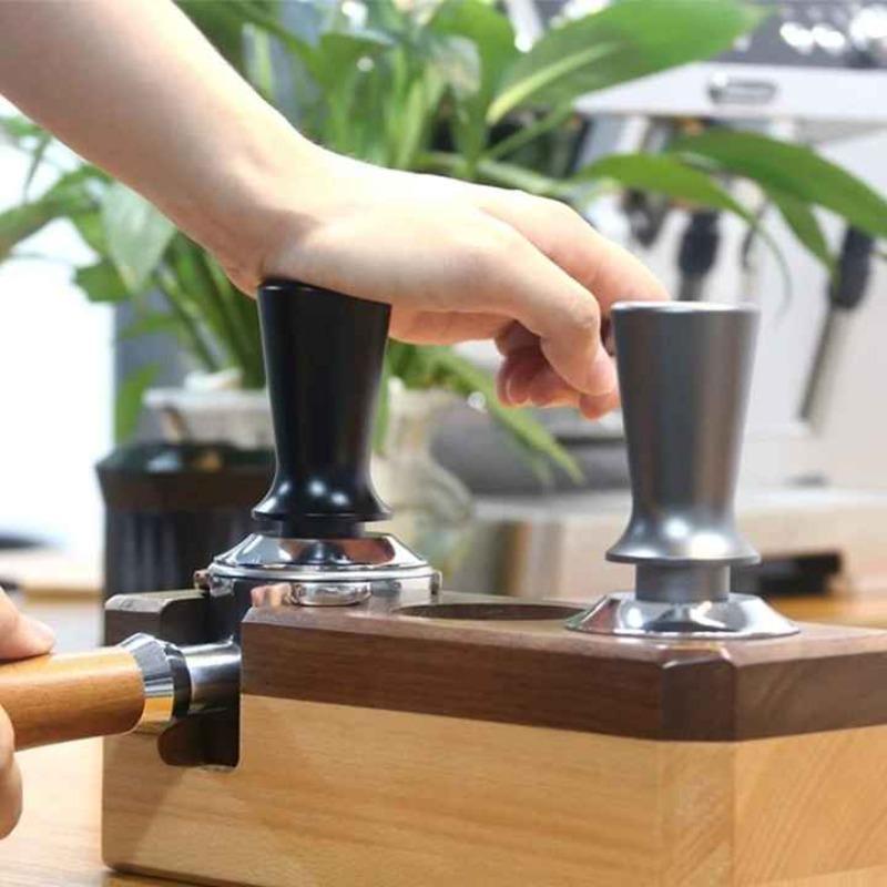 Adjustable Depth Coffee Tamper Calibrated Steady Pressure Espresso Distributor Stainless Steel Froce Tamper Barista Tools