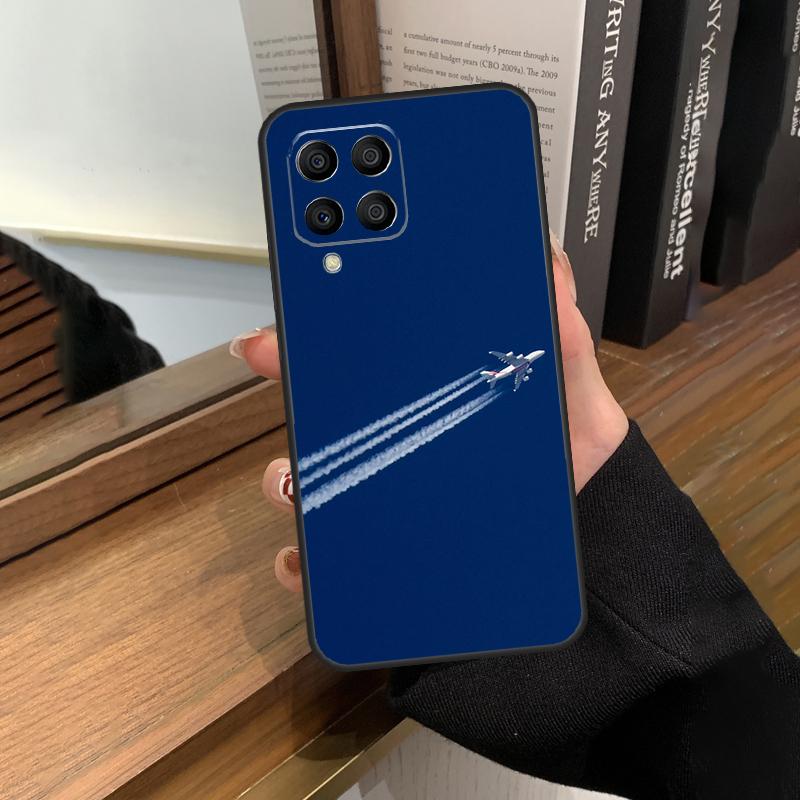 Airplane Plane Aircraft Case For Samsung Galaxy M56 M16 M36 M33 M53 M13 M12 M32 M52 M20 M15 M55 M31 M14 M35 M34 M54
