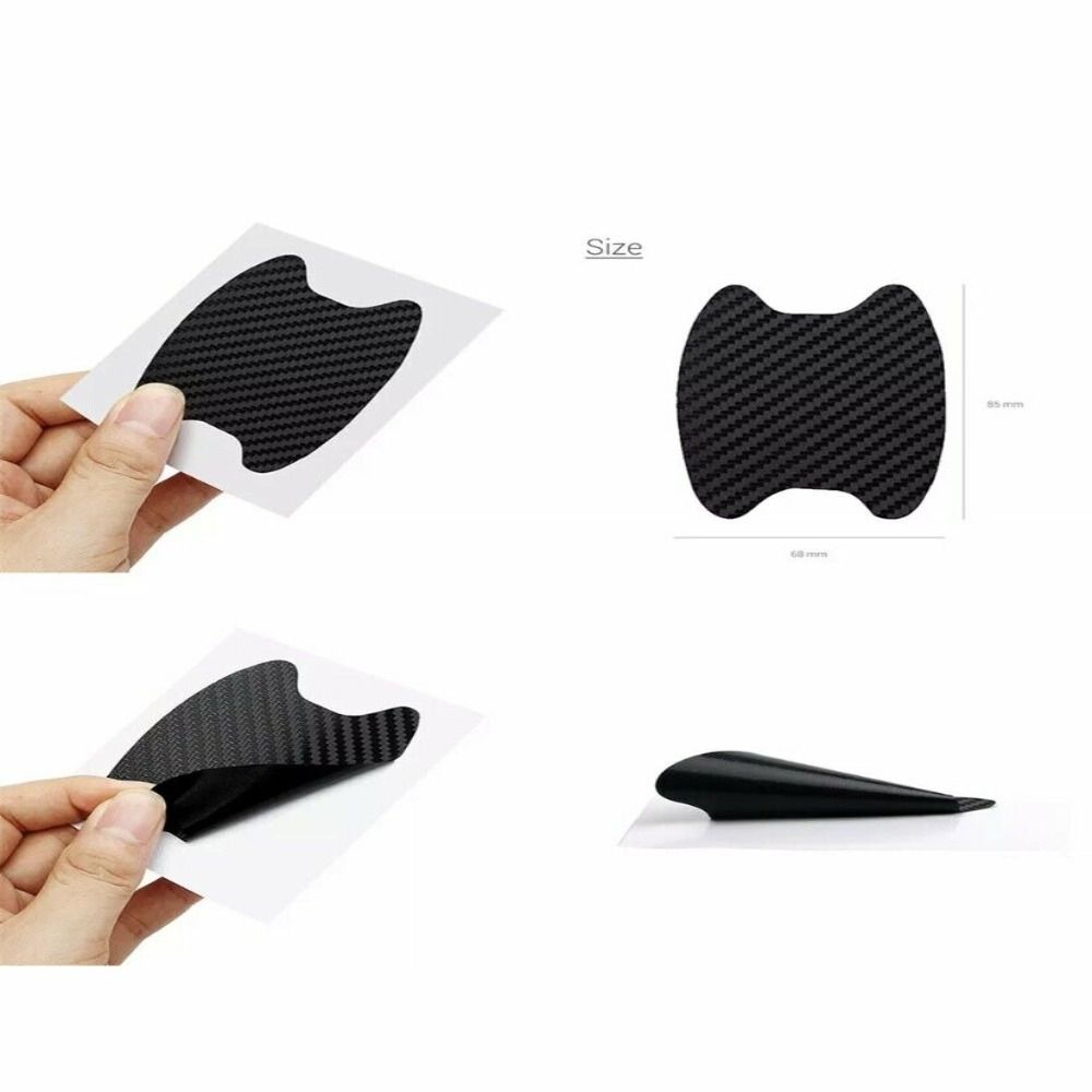 4Pcs/Set Universal Car Door Bowl Sticker Waterproof Auto Protective Stickers Anti-Scratch Handle Protector