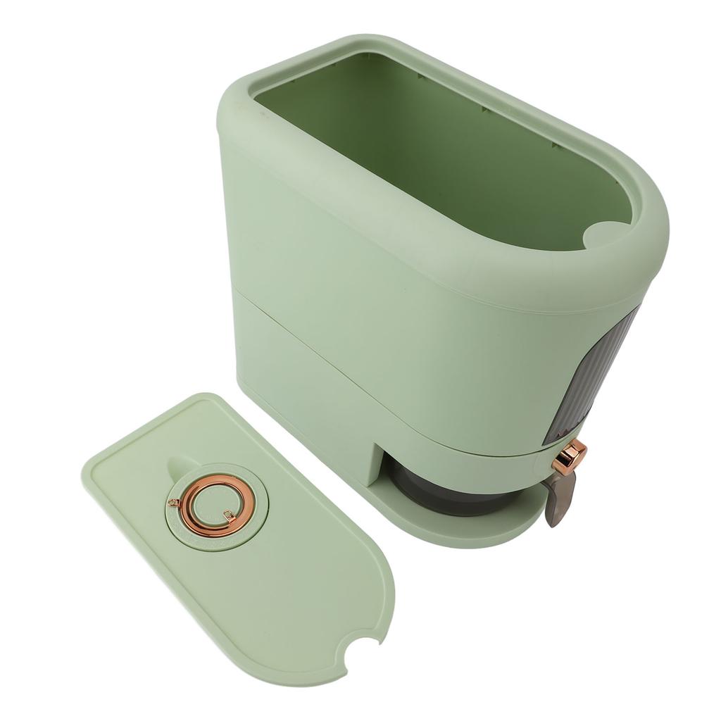 11lb Rice Dispenser Multipurpose Automatic Large Grain Container Household Cereal Dispenser Bucket with Lid for Kitchen Soybean Corn