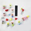 8Pieces Mini Magnetic Vases For Refrigerator Strong Hold Resins Flower Pot Fridge Magnets Kitchen Home Decoration Gift