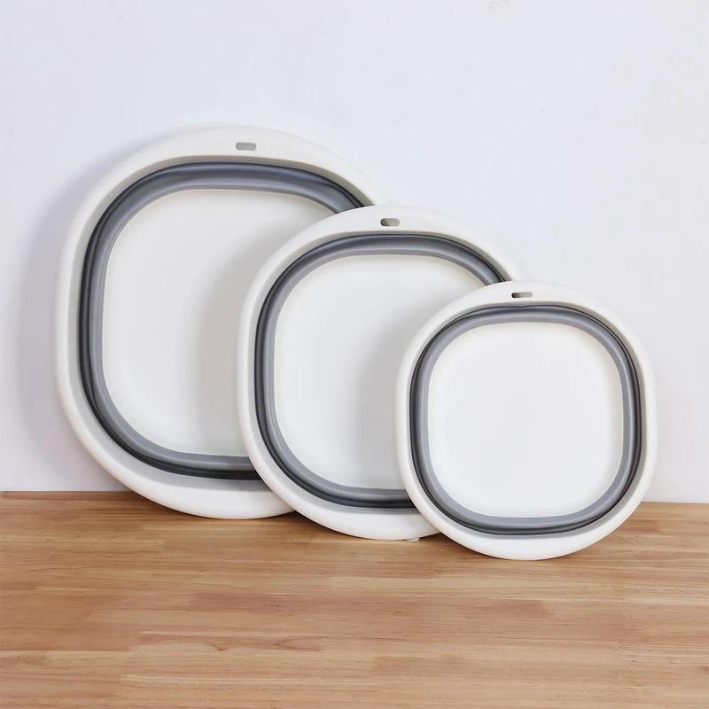 

Складной умывальник Портативный дорожный пластиковый умывальник Бытовое хранение Складной умывальник для стирки