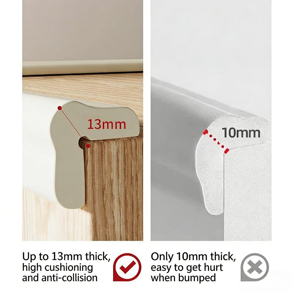 2M Thick Baby Safety Anti-Collision Strip Furniture Table Edge Corner Protector Foam Bumper Guard for Children Protection