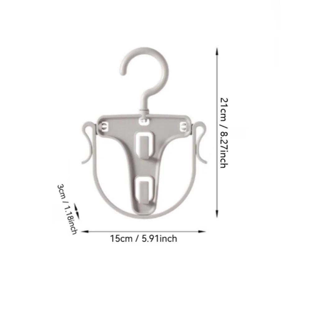 Home Foldable Hooded Sweatshirt Drying Rack Auxiliary Frame Windproof And Anti Slip Clip High Neck Sweater Support Frame