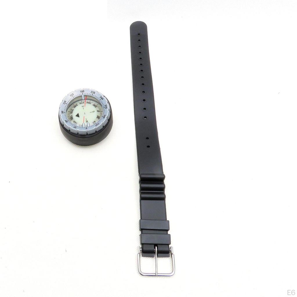 Glow in the Dark Wrist Strap Mount Underwater Gauge