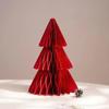 Christmas Tree Decoration Hanging Ornament Easy Assembly Festive Hanging Decor 3D Honeycomb Paper Decoration