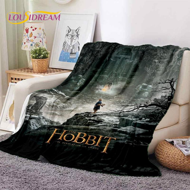 L-Lord of The Rings H-Hobbit Movie Soft Blankets,Keep Warm Throw Blanket Comfortable Blanket for Picnic Beds Sofa Home Bedroom