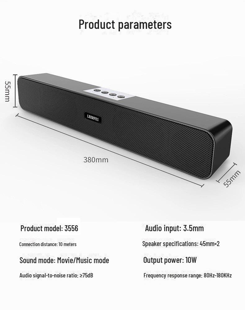 Mini Bluetooth Wireless Speaker, High Volume Subwoofer, Portable for Mobile, Original 3503 Model, Ideal Gift