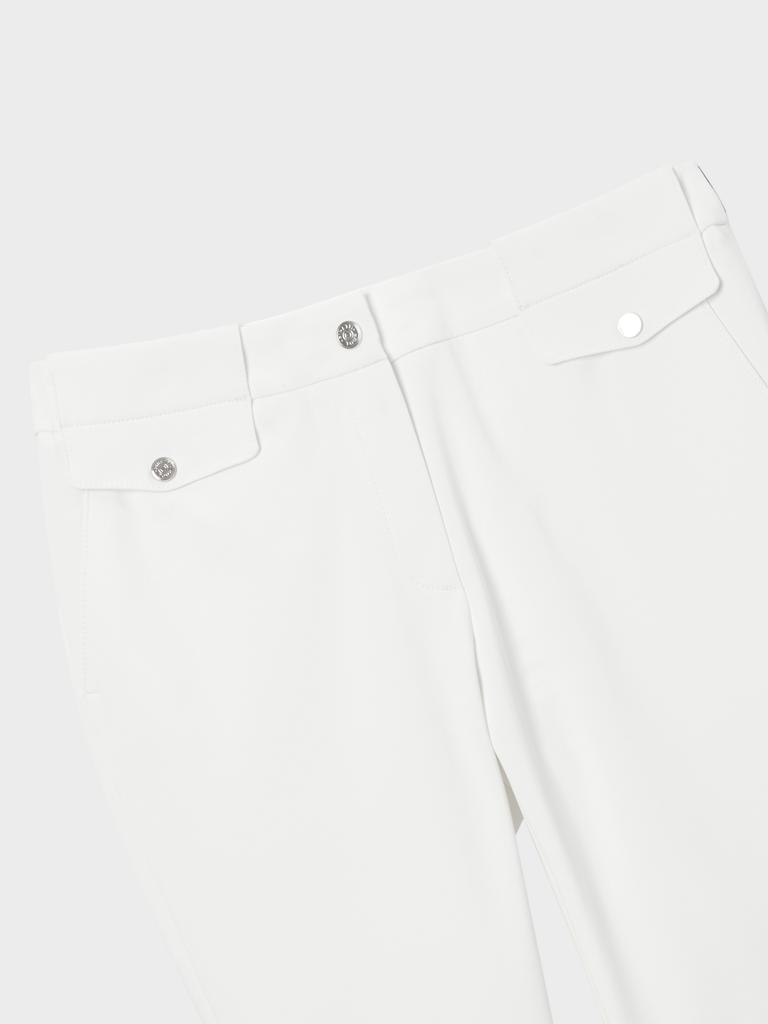PIRETTI Savona Crop Pants W_White