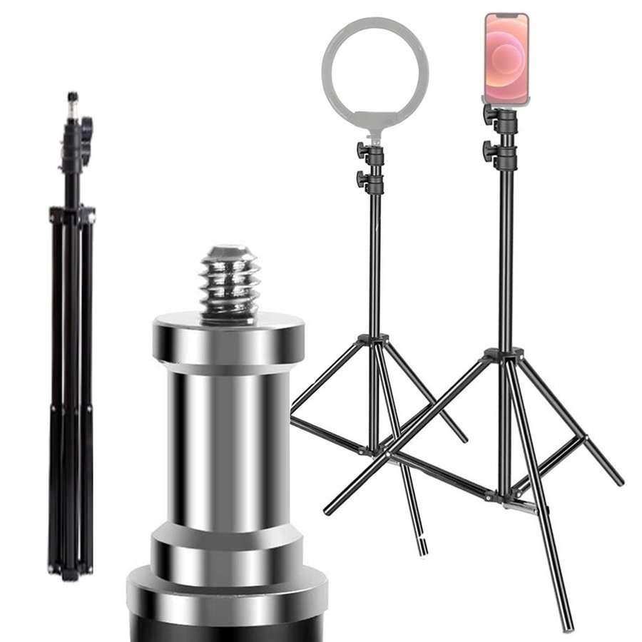 Tripod For Photography Lamp / Camera / Phone Alogy 1/4 Inch