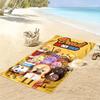 Bread Barbershop 2D Flat Print Beach Towel, Large Soft Quick Dry Towel for Beach Camping Swimming.NSTJ0928243