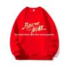 2026 Year of the Horse Red Sweatshirt - Round Neck, Perfect for New Year and Annual Meetings