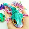 Stampa 3D Figure Camaleonte Articolazioni Mobili Giocattolo Fidget Modello Animale Cartone Animato Giocattoli Ornamento da Scrivania Giocattolo Per Bambini Adulti Regalo di Compleanno per Bambini Festa