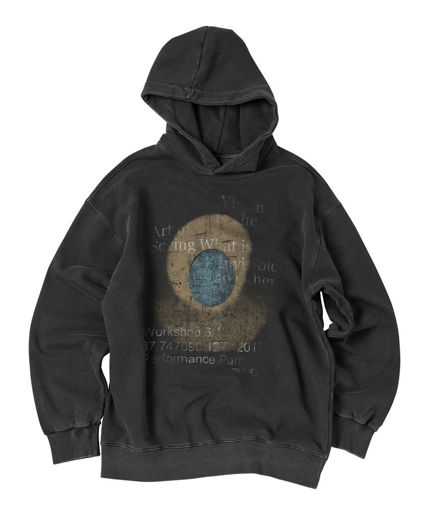 Vision Art Pigment Hoodie Black Charcoal