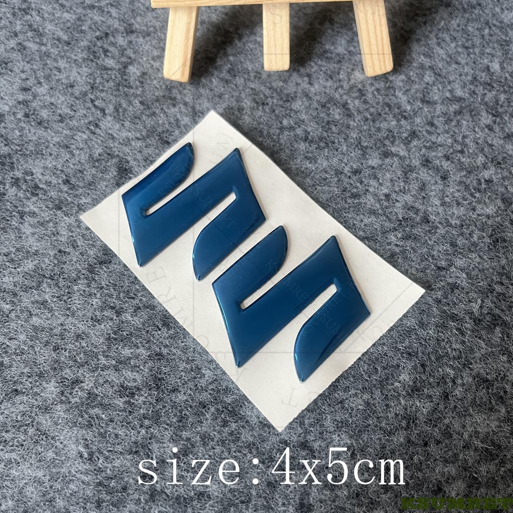 For 3D Suzuki Logo Motorcycle Sticker Decals Tank Emblem