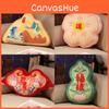 New Chinese Style Plush Pillow With Auspicious Patterns For Home Decor