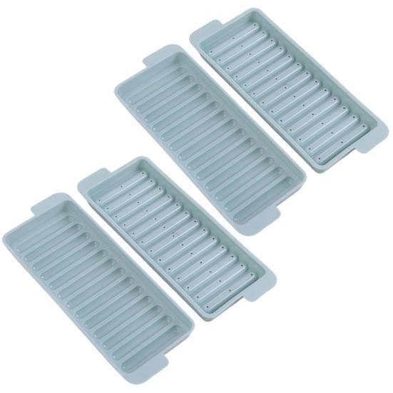 2ks Forma na ledové tyčinky s víkem Potravinářské snadné uvolňování Nápoje s whisky a koktejly bez BPA