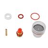 Welding Cup Kit Fit for WP 17 18 26 Torch Glass Gas Lens Ceramic Gasket Brass Collet Silicone Rings 1Celsius16 Inch 1.6mm