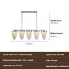 Lámpara de Araña de Cristal Cromado de Lujo Lámparas de Techo Led para Villa Sala de Estar Comedor Dormitorio Decoración del Hogar Posmoderna