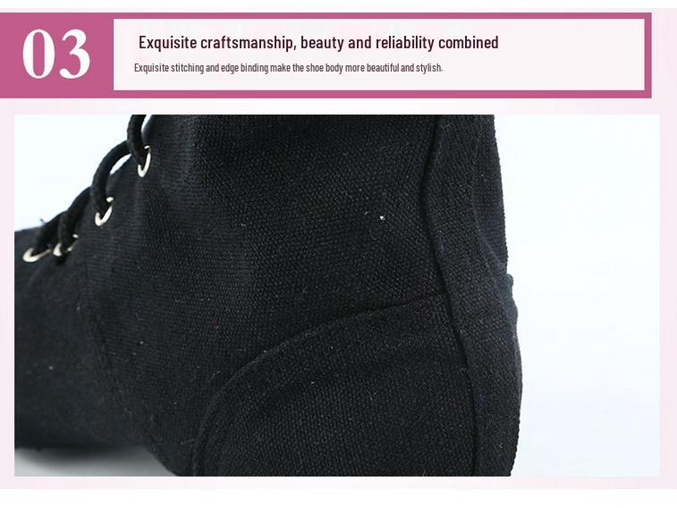 Women's Soft Sole High-Top Jazz Dance Shoes