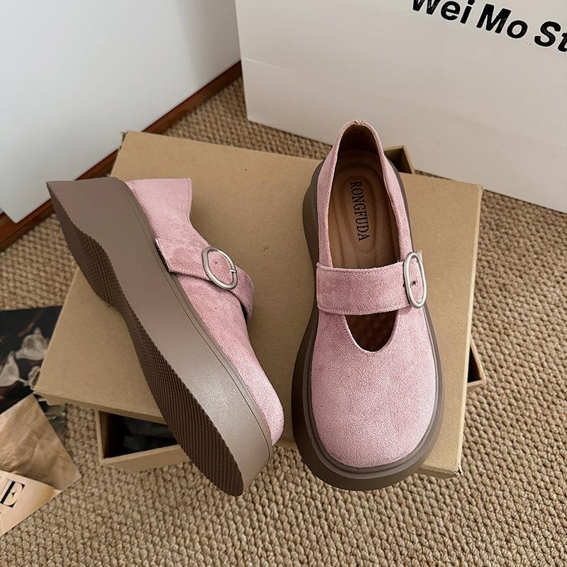 Platform single shoes women's new spring and summer Mary Jane women's shoes big head