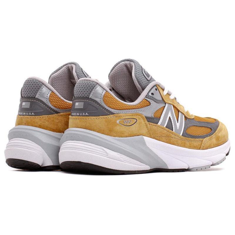New Balance 990 V6 Wheat Silver Sneakers U990TN6