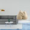 Resin Joseph Sculpture Sleeping Figure Ceramic Bookend Decorative Desk Display Hugging Pear