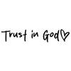 Car Sticker Trust In God Believe In God Rearview Mirror Stickers Funny Creative Stickers For Car Motorcycle