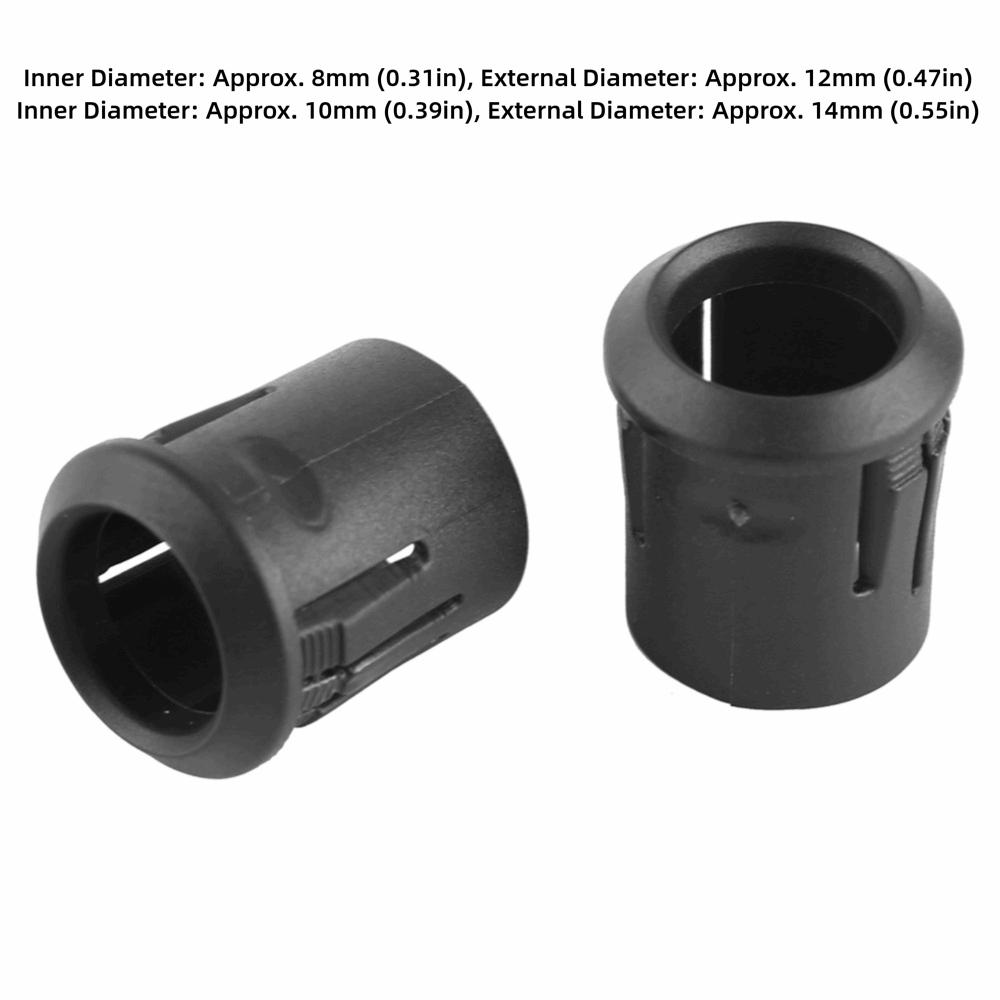 50PCS Durable 8/10mm Diode Holder Black Nylon Material Lamp Light Bulb Holder Low Voltage LED