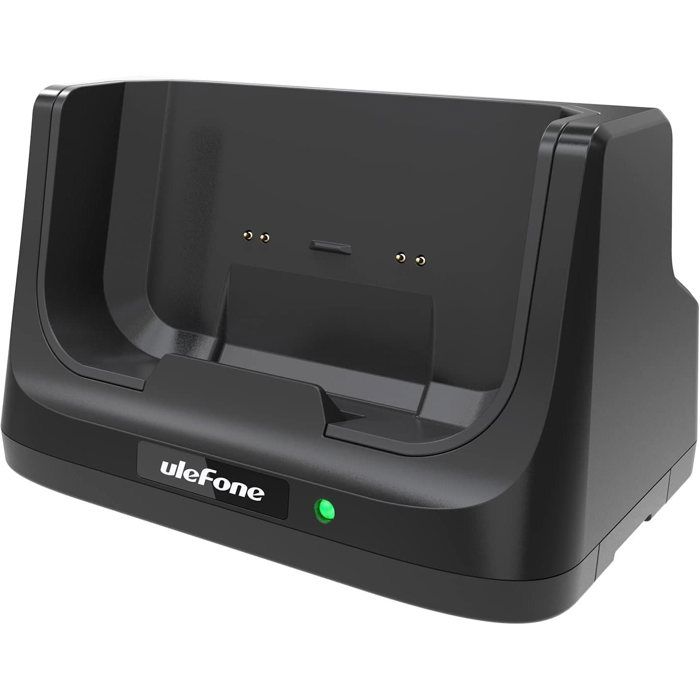 Desktop Charger - ULEFONE - Black - 10 W - USB-C - Charging Stand for Android