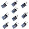 10 Pack 3 Pins AMS1117-3.3 DC 4.75V-12V To 3.3V Voltage Regulator Step Down Power Supply Buck Module 800mA