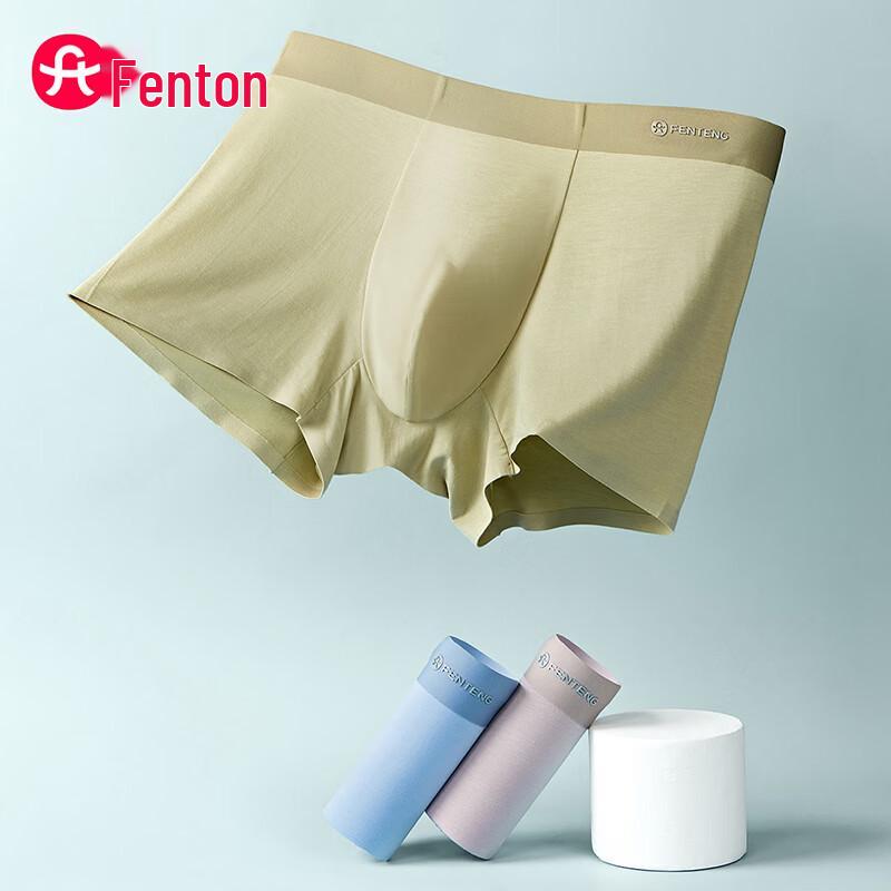 Fenteng Men s Modal Antibacterial Boxer Briefs 3-Pack L