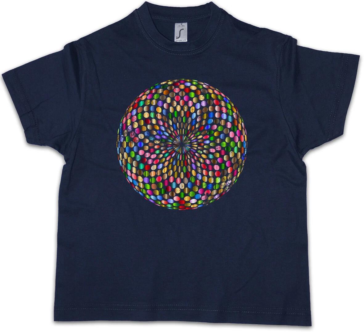 PSYCHEDELIC DISCO LIGHT Kids Boys kids boys T-Shirt Retro Oldies Music Nerd Techno 130