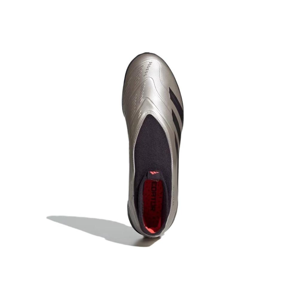 Adidas Predator 24 League Laceless TF Vivid Horizon Pack Unisex Sneakers Grey Platinum-Metallic Aurora-Black IF6384