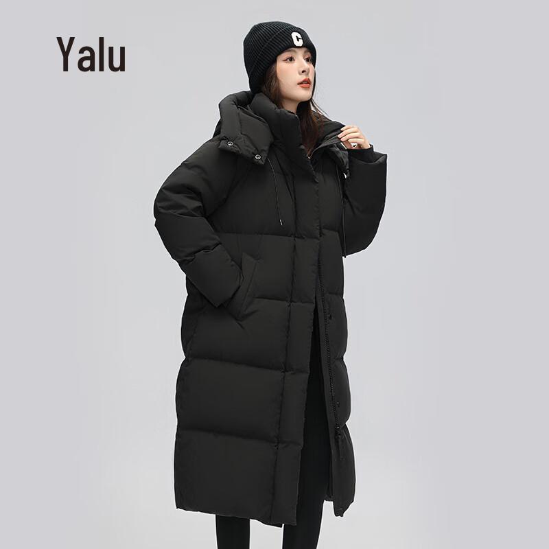 

Женский длинный пуховик Yalu с капюшоном L