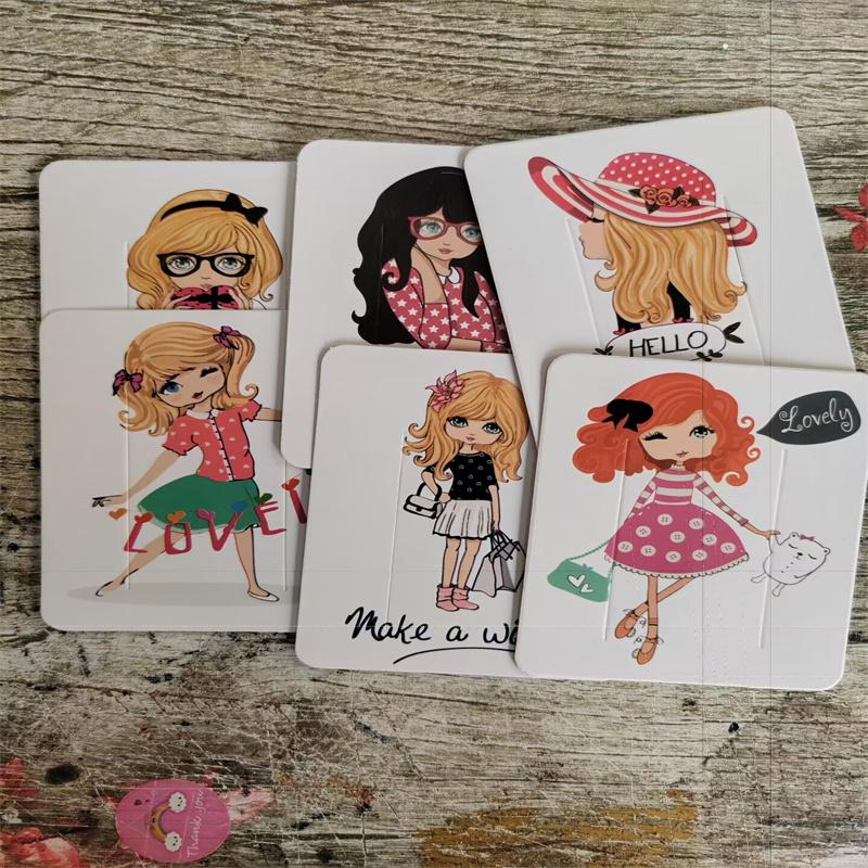 50 pc 7x9cm kraft paper black and white color jewelry packaging hairpin card white paper hairpin display card label