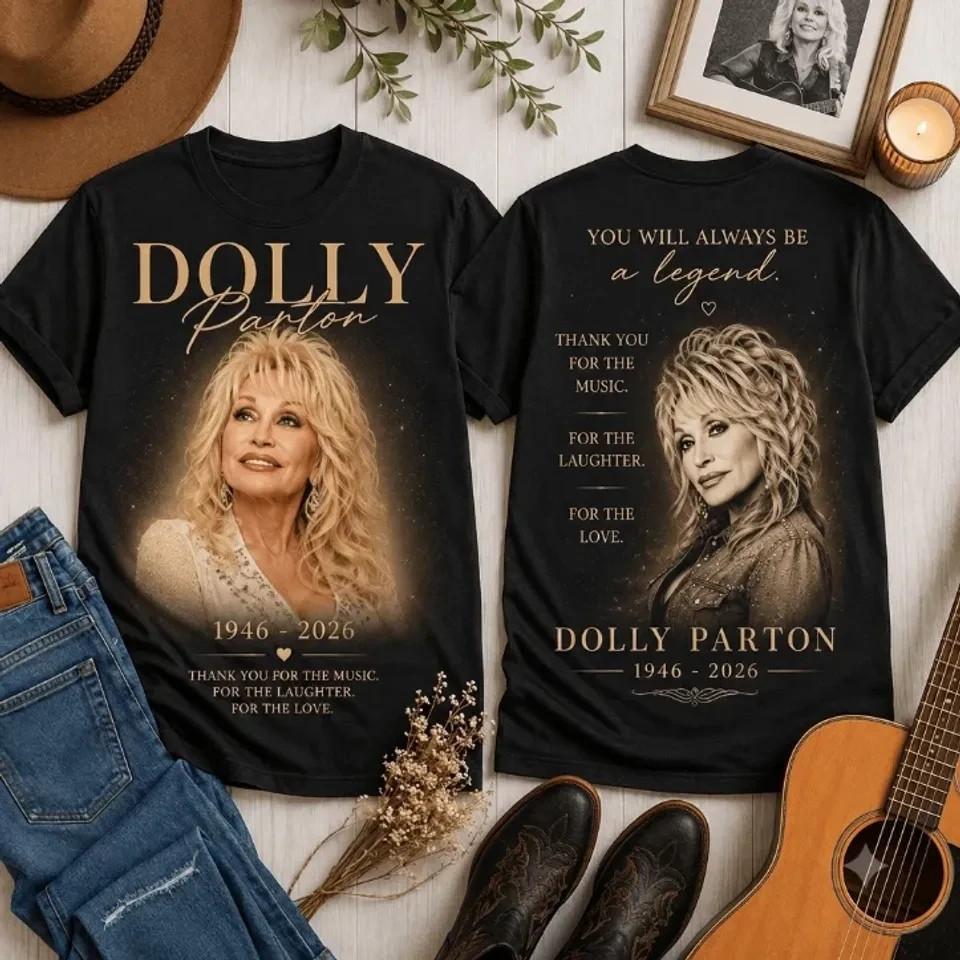 Dolly Parton Shirt Vintage Country Musik T-Shirt Strass Western Grafik T-Shirt